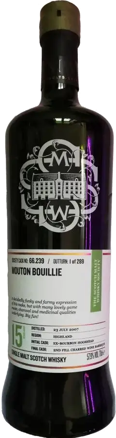 Ardmore 2007/2023 15 Year Old Mouton bouillie Cask 66.239 - The Scotch Malt Whisky Society