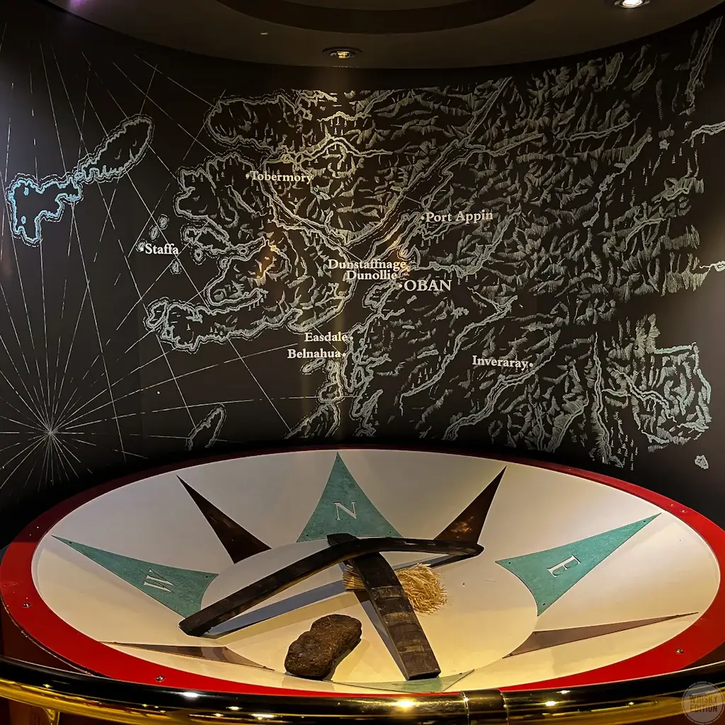 Map showing Oban's location on Scotland's West Coast