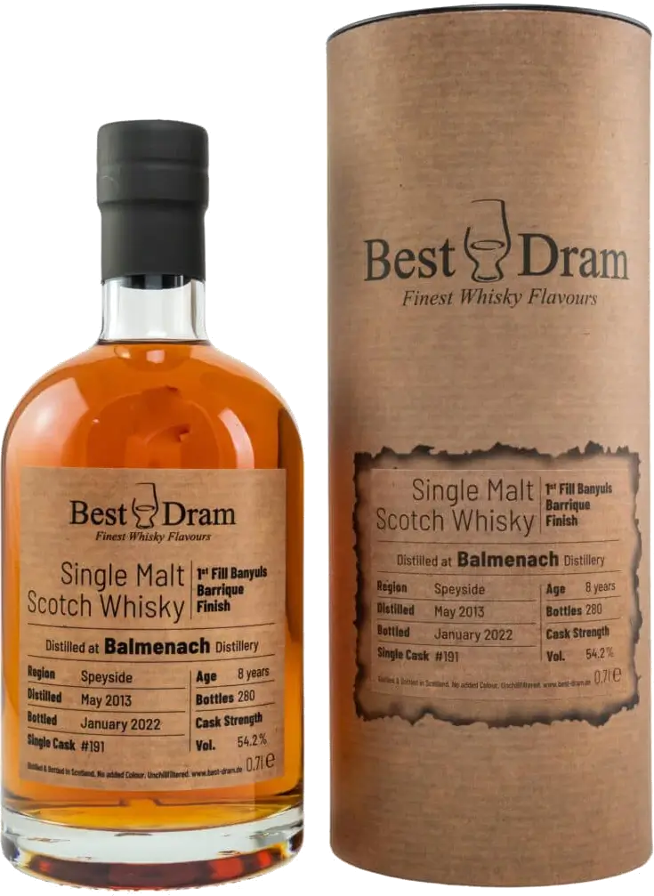 Balmenach 8 Year Old Barrique Finish - Best Dram