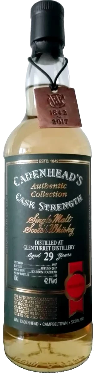 Glenturret 29 Year Old 1987/2017 - Cadenhead's