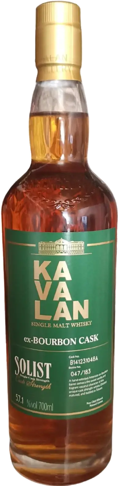 Kavalan Solist Ex Bourbon Cask B141231048A